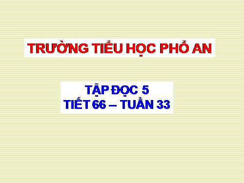 Tuần 33. Sang năm con lên bảy