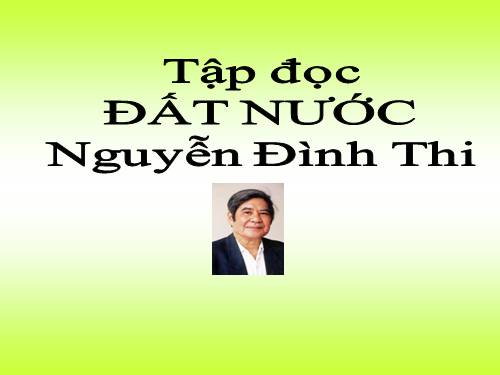 Tuần 27. Đất nước