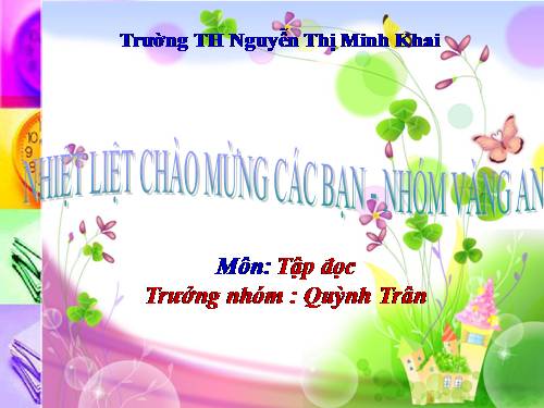 Tuần 31. Bầm ơi