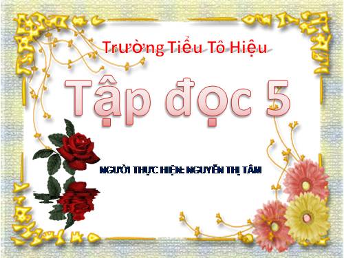 Tuần 26. Nghĩa thầy trò