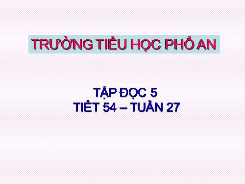 Tuần 27. Đất nước