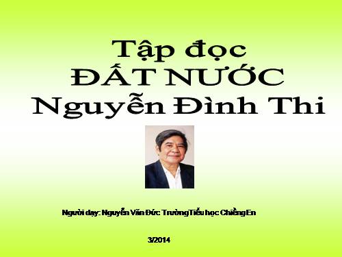 Tuần 27. Đất nước