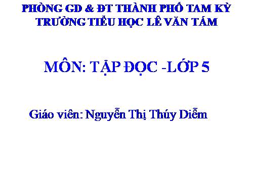 Tuần 19. Người công dân số Một