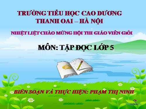 Tuần 15. Buôn Chư Lênh đón cô giáo