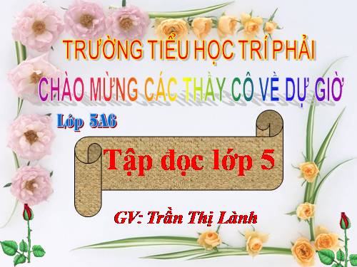 Tuần 12. Mùa thảo quả