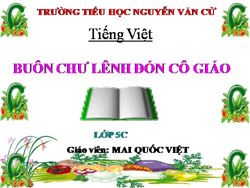 Tuần 15. Buôn Chư Lênh đón cô giáo