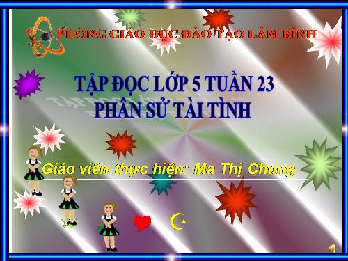 Tuần 23. Phân xử tài tình