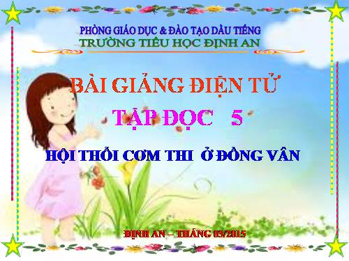 Tuần 26. Hội thổi cơm thi ở Đồng Vân