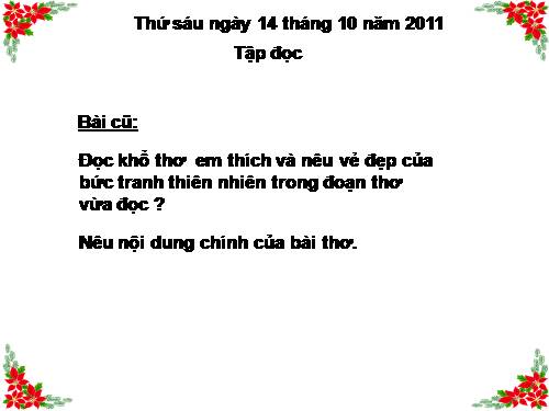 Tuần 9. Cái gì quý nhất?