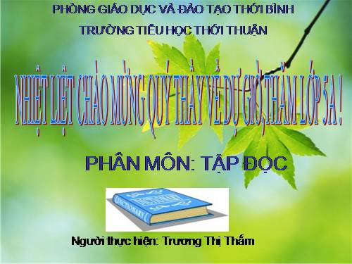 Tuần 9. Đất Cà Mau