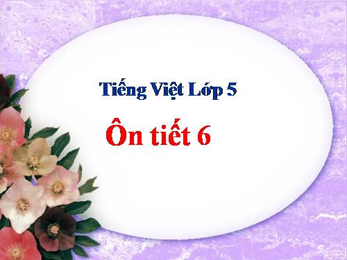 Tuần 10. Ôn tập Giữa Học kì I