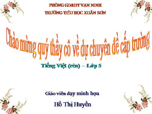 Tuần 15. Về ngôi nhà đang xây