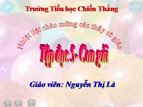 Tuần 29. Con gái