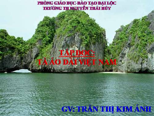 Tuần 30. Tà áo dài Việt Nam