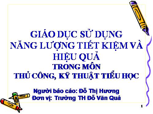 bài giảng năng lượng