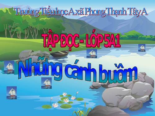 Tuần 32. Những cánh buồm