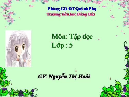 Tuần 29. Con gái