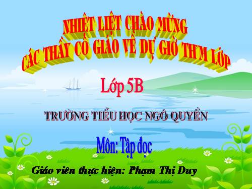 Tuần 26. Nghĩa thầy trò