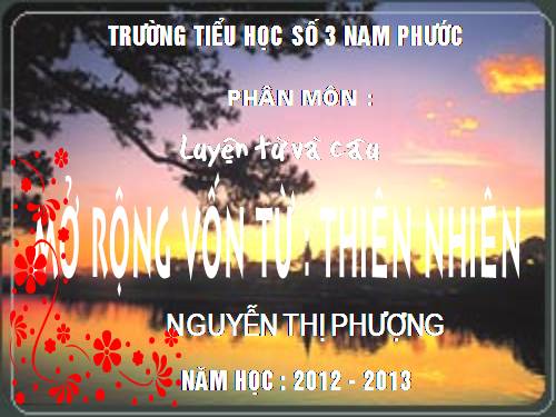 Tuần 25. Cửa sông