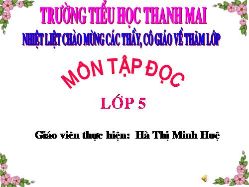 Tuần 11. Chuyện một khu vườn nhỏ