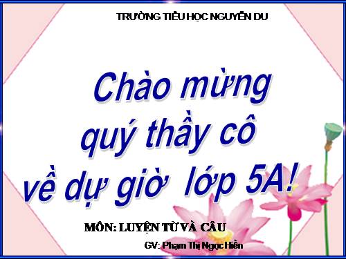 Tuần 7. Những người bạn tốt