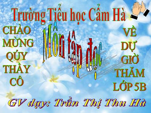 Tuần 9. Đất Cà Mau