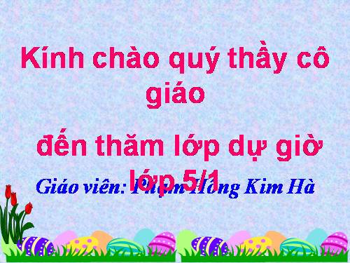 Tuần 11. Chuyện một khu vườn nhỏ