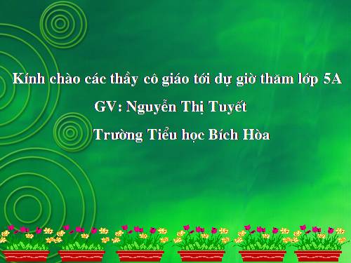 Tuần 27. Tranh làng Hồ