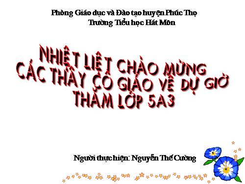 Tuần 8. Kì diệu rừng xanh