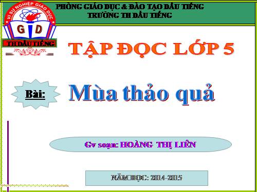 Tuần 12. Mùa thảo quả