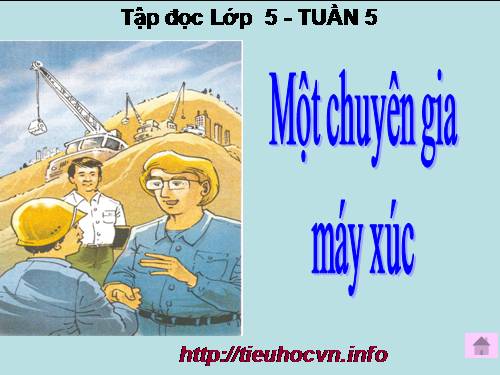 Tuần 5. Một chuyên gia máy xúc