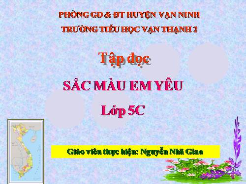 Tuần 2. Sắc màu em yêu