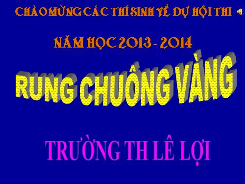 RUNG CHUÔNG VÀNG