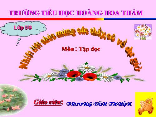 Tuần 32. Những cánh buồm