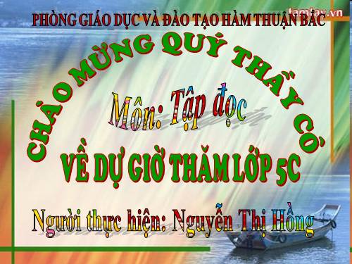 Tuần 29. Một vụ đắm tàu