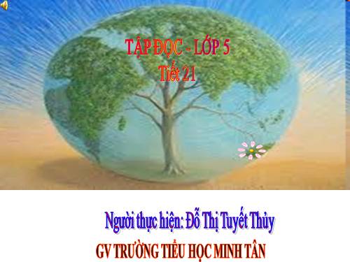 Tuần 11. Chuyện một khu vườn nhỏ
