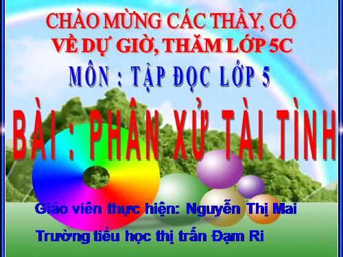 Tuần 23. Phân xử tài tình