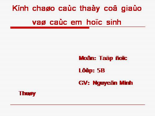 Tuần 26. Nghĩa thầy trò