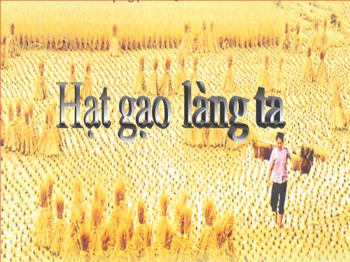 Tuần 14. Hạt gạo làng ta