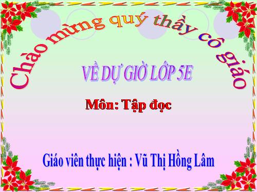 Tuần 13. Người gác rừng tí hon