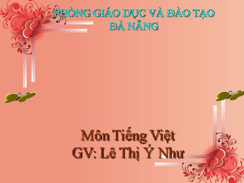 Tuần 30. Thuần phục sư tử