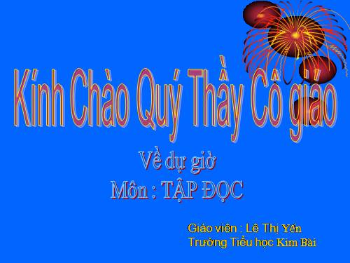 Tuần 29. Một vụ đắm tàu