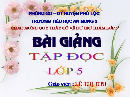 Tuần 12. Mùa thảo quả