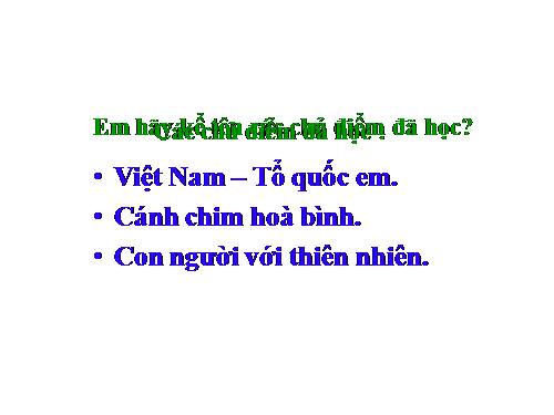 Tuần 11. Chuyện một khu vườn nhỏ
