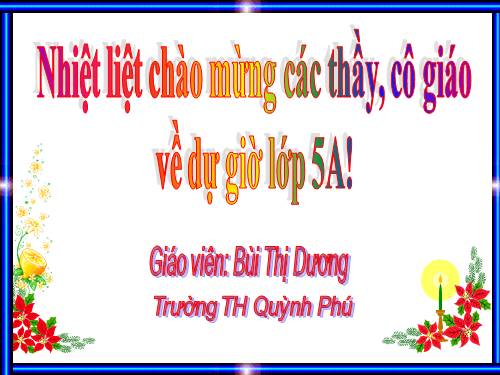 Tuần 12. Mùa thảo quả
