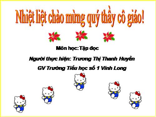 Tuần 7. Những người bạn tốt