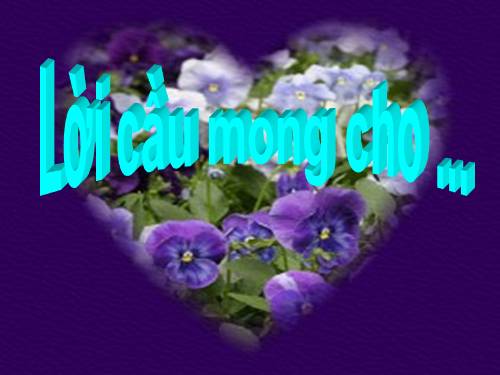Cầu mong