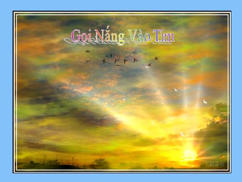 Gọi nắng vào tim