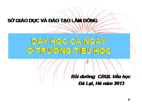 Bồi dưỡng hè 2013