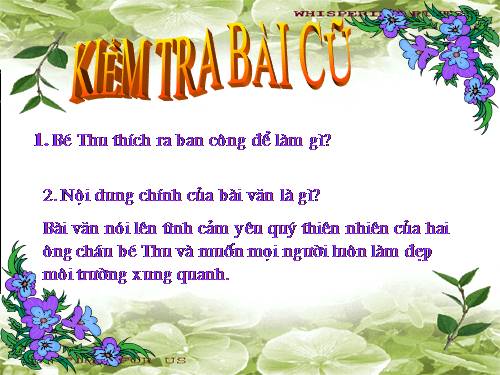 Tuần 11. Tiếng vọng